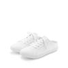 Sabot VIVANCE "Sneaker, Clog", Damen, Gr. 37, weiß, Obermaterial: 100% Textilmaterial. Futter: 100% Textilmaterial. Decksohle: 100% Textilmaterial. Laufsohle: 100% Synthetik, unifarben, casual, Schuhe, zum Reinschlüpfen mit Schnürung VEGAN