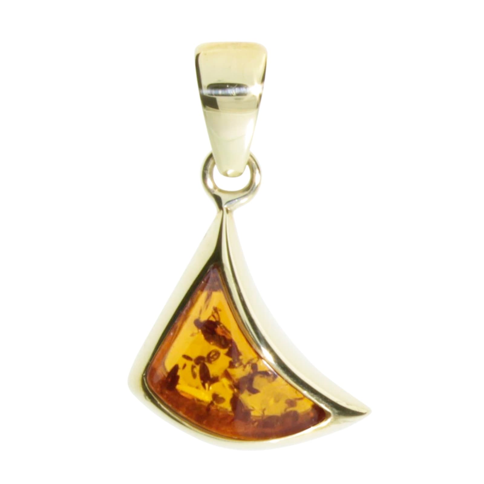 Kettenanhänger OSTSEE-SCHMUCK "Ostsee-Schmuck Anhänger Alea Anhänger Alea", gelb, Schmuckanhänger, Damen, 21 x 12mm, Gelbgold 333, 1,5 g, Kettenanhänger