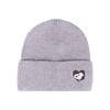 Beanie CAPELLI NEW YORK, Damen, silber (silber grau), Kunstfaser, unifarben, modisch, Mützen, mit coolem Peanuts-Motiv