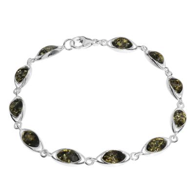 Armband OSTSEE-SCHMUCK "Ostsee-Schmuck Armband Telia Armband Telia", silber (silberfarben), Armbänder, Damen, 18.5cm, Silber 925 (Sterlingsilber) Image