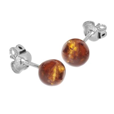 Paar Ohrstecker OSTSEE-SCHMUCK "Ostsee-Schmuck Ohrstecker Klassisch 6 mm", weiß, Ohrringe, Damen, 6mm, Silber 925 (Sterlingsilber) Image