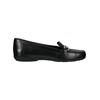 Mokassin GEOX "Geox Mokassin Glattleder", Damen, Gr. 41, schwarz, Glattleder, casual, Schuhe
