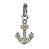 Ketten-Anhänger DUR "DUR Anhänger Hoffnung 2.0 - Strandsand", weiß, Schmuckanhänger, Damen, 17 x 8mm, Silber 925 (Sterlingsilber), 0.5 g