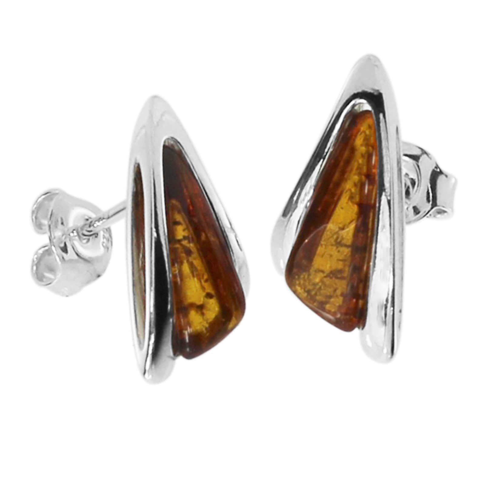 Paar Ohrstecker OSTSEE-SCHMUCK "Ostsee-Schmuck Ohrstecker Mary Ohrstecker Mary", weiß, Ohrringe, Damen, 17 x 8mm, Silber 925 (Sterlingsilber)