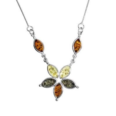 Collier OSTSEE-SCHMUCK "Ostsee-Schmuck Collier Nuka Collier Nuka", silber (silberfarben), Halsketten, Damen, 42cm, Silber 925 (Sterlingsilber), L: 42cm Image
