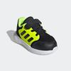 Klettschuh ADIDAS SPORTSWEAR "TENSAUR RUN 3.0 KIDS", Gr. 23, core schwarz, core schwarz, lucid lemon, Textil, Synthetik, sportlich, Schuhe, für Kinder