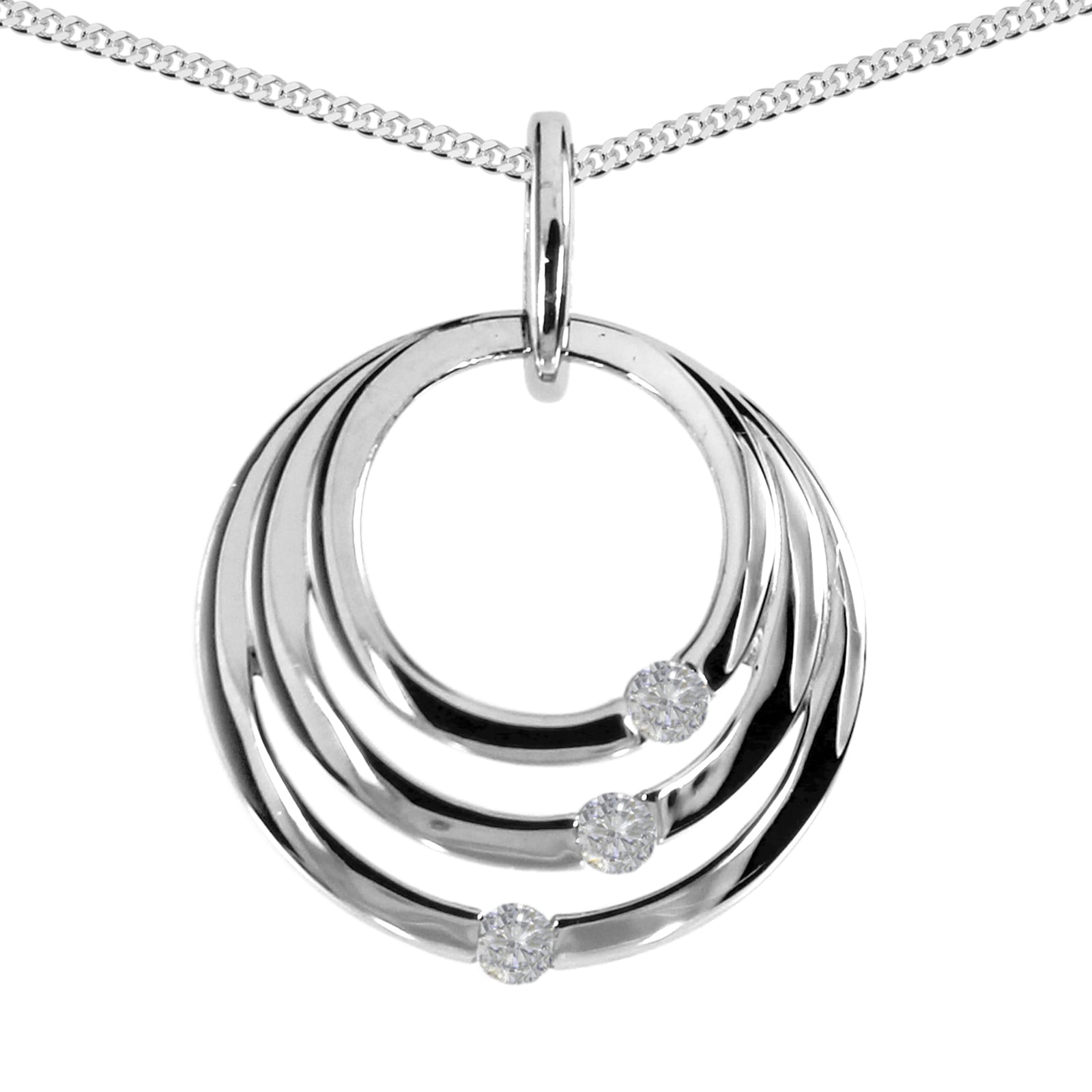 Kette mit Anhänger OSTSEE-SCHMUCK "Ostsee-Schmuck Kette mit Anhänger Ruby Kette mit Anhänger Ruby" Gr. 42, silber, Halsketten, Damen, 42cm, Silber 925 (Sterlingsilber), L: 42