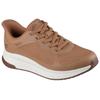 Slip-On Sneaker SKECHERS "BOBS SQUAD 4", Herren, Gr. 47,5, braun, Synthetik, Textil, casual, Schuhe, Trainingsschuh, Sneaker, Schnürschuh zum einfachen reinschlupfen