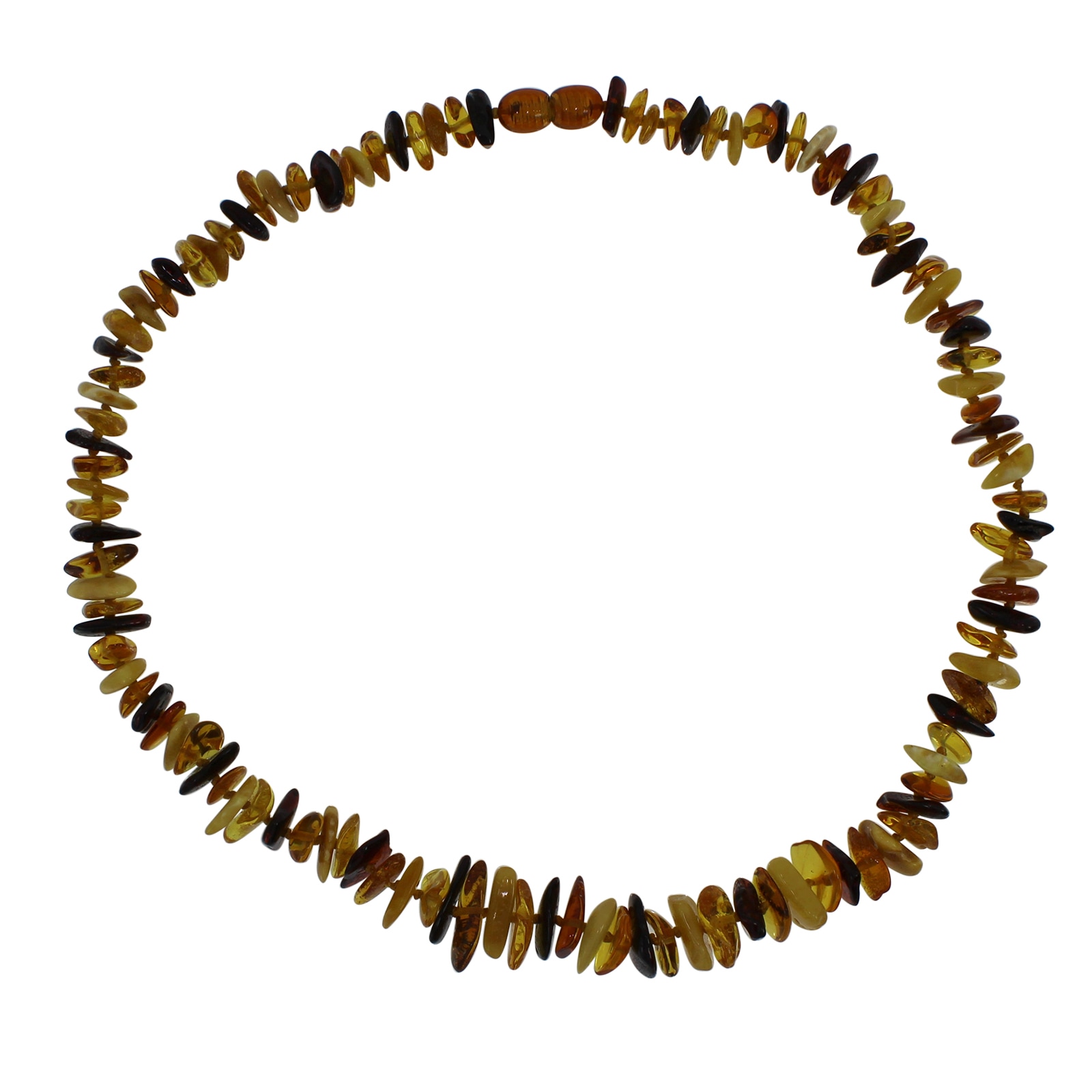 Gliederkette OSTSEE-SCHMUCK "Ostsee-Schmuck Kette Valana Kette Valana" Gr. 50, braun, Halsketten, Damen, 50cm, Bernstein, L: 42 Image