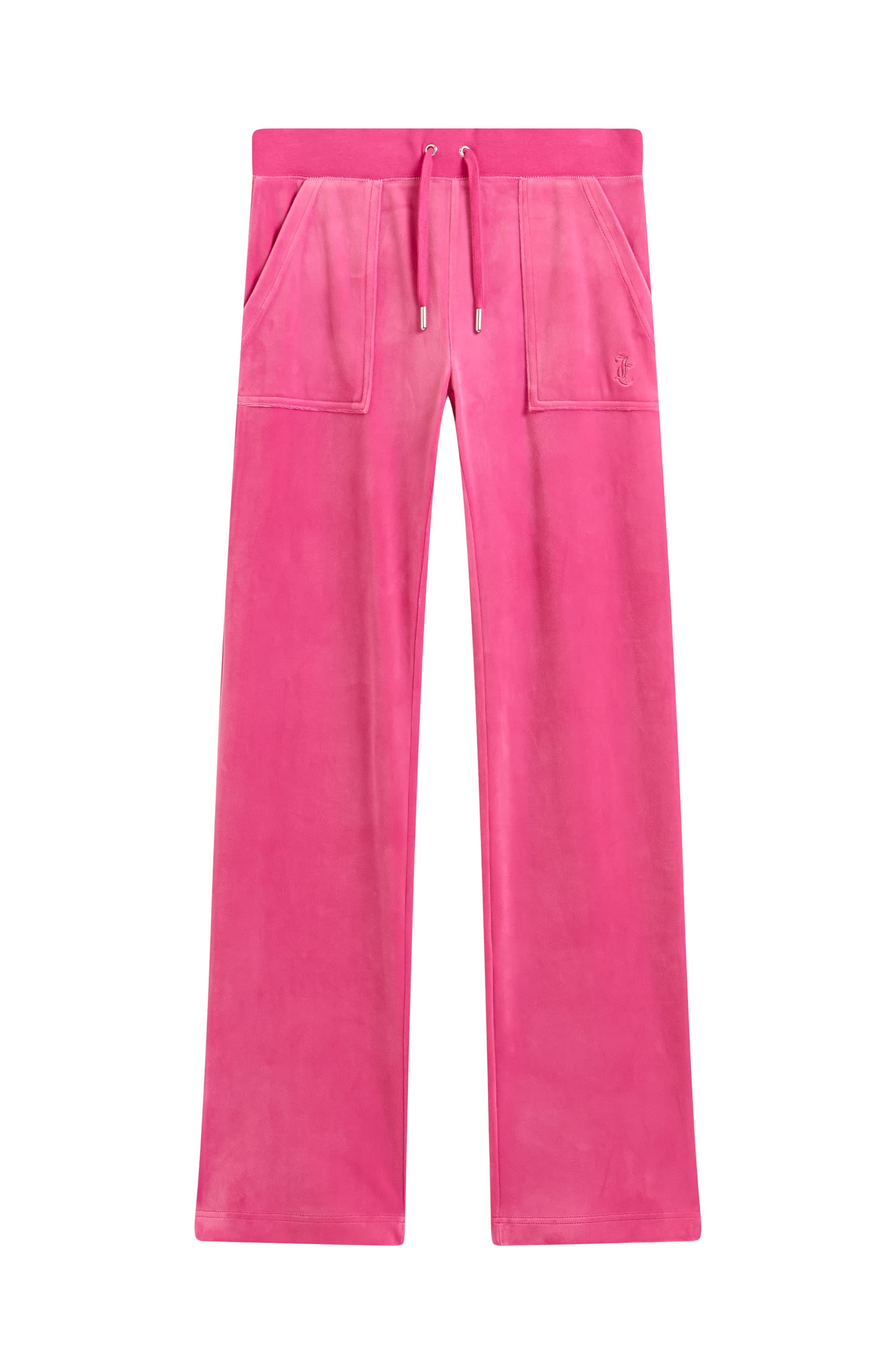 Sweathose JUICY COUTURE "DEL RAY TRACK PANTS Damen", Damen, Gr. M, EURO-Größen, rosa (very berry), 95% POLYESTER, 5% ELASTAN, slim fit, Hosen Sweathose, Trainingshose Damen, Sweathose, Velour, Jogginghose mit Glitzer, Sale