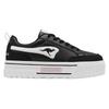 Sneaker KANGAROOS "KANGALIFT APEX", Gr. 39, schwarz-weiß (jet schwarz, weiß), Synthetik, sportlich, Schuhe