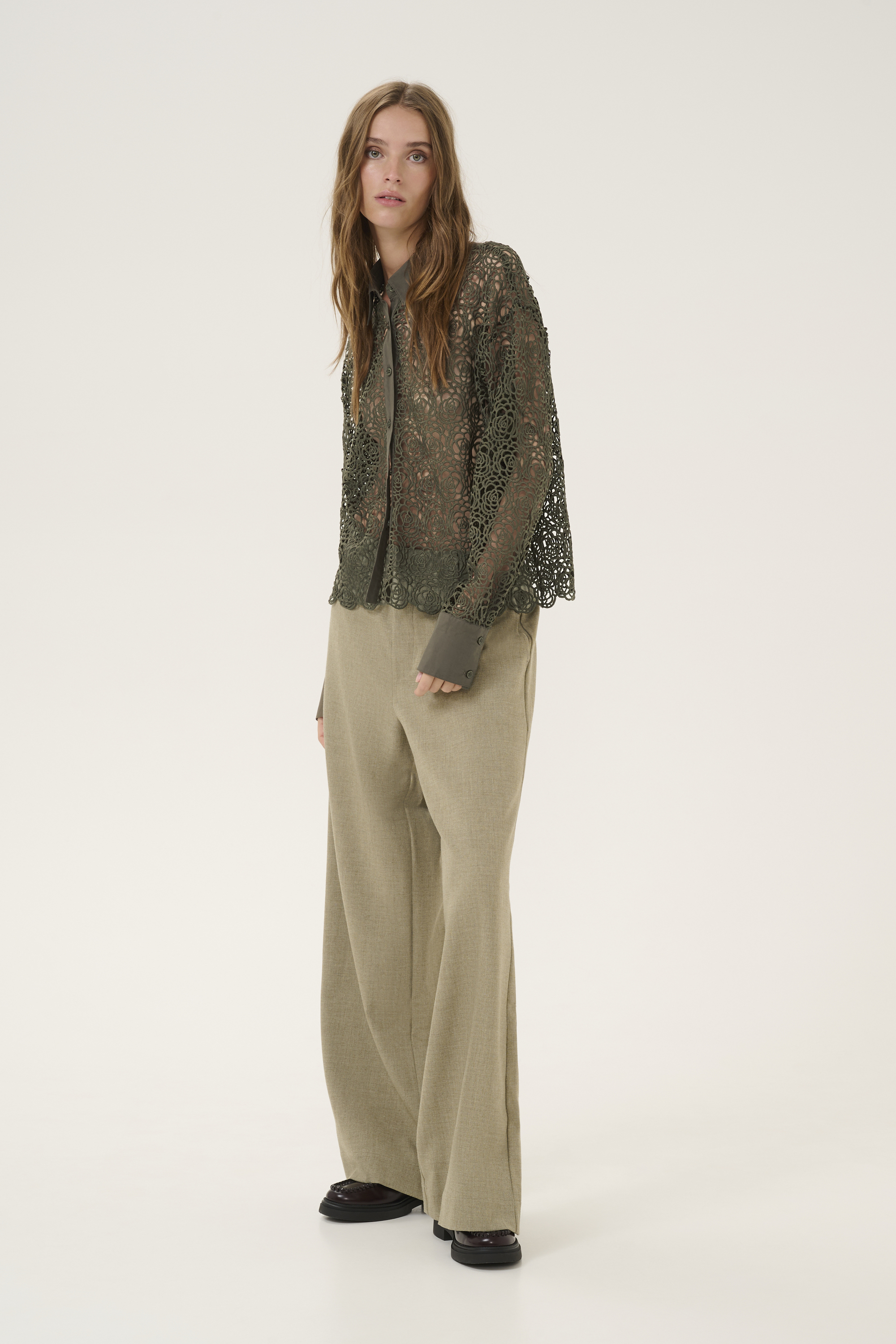 Langarm - Hemd Loose fit green Image