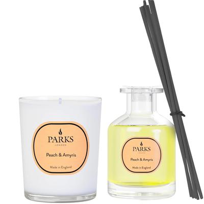 Pfirsich Amryis Diffusor 100ml & 180G Kerze