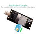 Modulo ngff a sim con usb 3.0 3G/4G/5G Slot per Scheda Adattatore Portatile