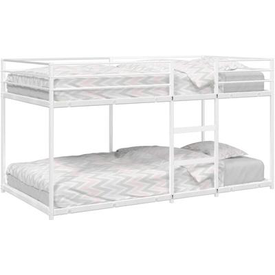 Etagenbett ohne Matratze Weiß 75x190 cm Stahl Vidaxl Image
