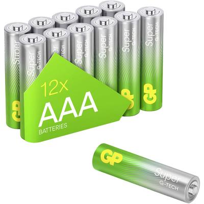 Gp Super Micro (AAA)-Batterie Alkali-Mangan 1.5 v 12 St. Image