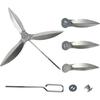 Set mit 2 One-Touch-Reinigungssystemen 57 cm, kompatibel mit Weber-Grillteilen, 7444
