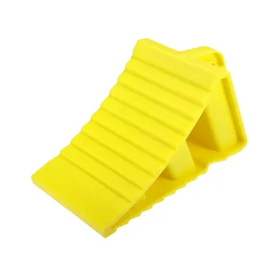 Car Wheel Chock with Handle Universal Scratch Resistant Triangular Structure