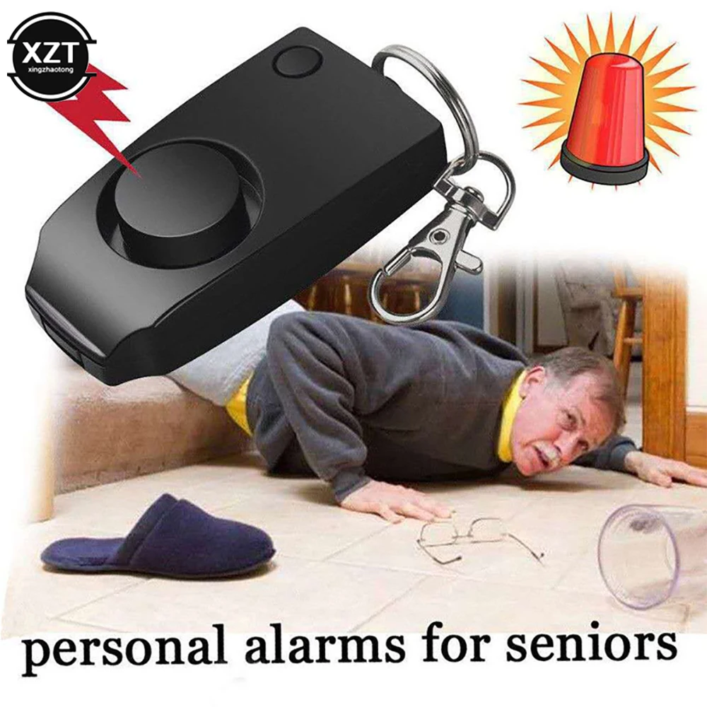 Anti-WolfLoud Schlüsselbund Notfall Alarm Neue Taste Typ Alarm 130dB Frauen Sicherheit Schützen Angriff Selbstverteidigung Notfall Schlüsselbund Image