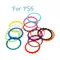 100pcs For Playstation 5 PS5 Controller Plastic Accent Thumbstick Rocker Rings Replacement Accessories