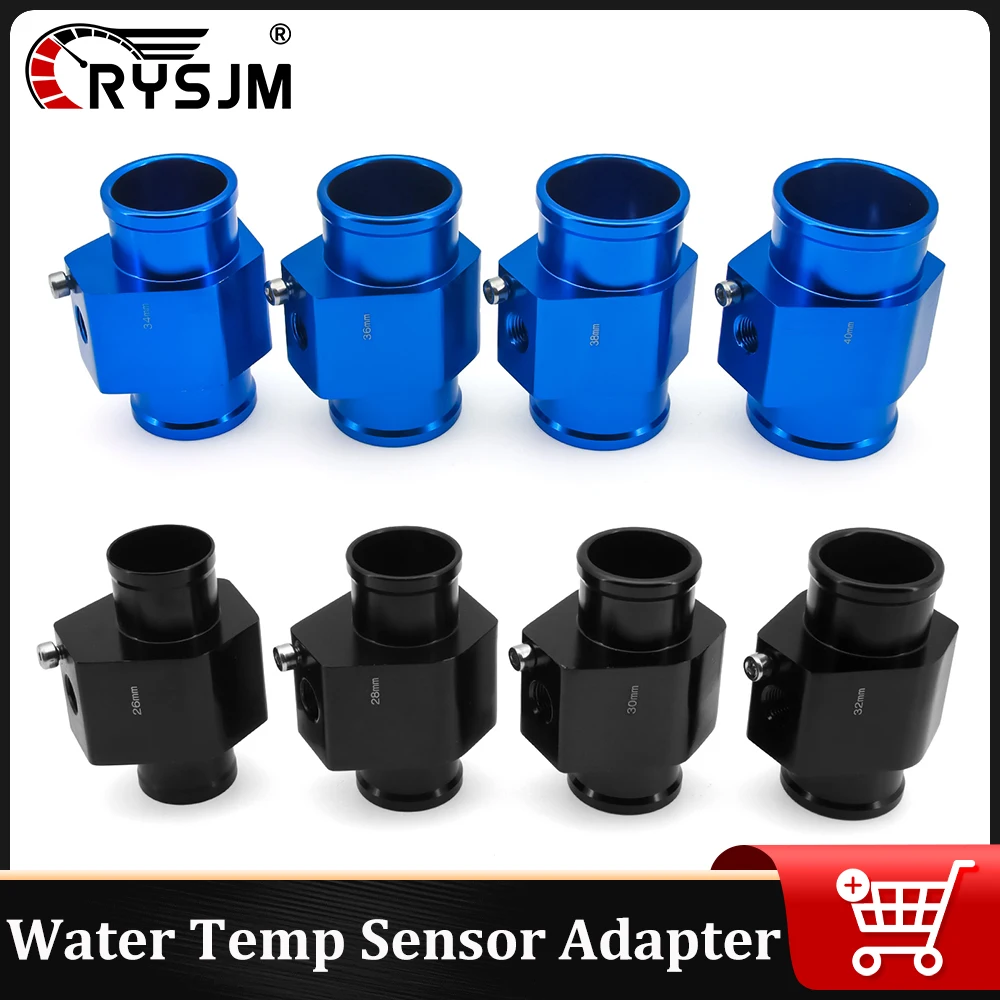 Wassertemperatursensor-Adapter, 26 mm, 28 mm, 30 mm, 32 mm, 34 mm, 36 mm, 38 mm, 40 mm, Rohrlehre, Kühlerschlauch-Adapter für Auto-Bootslehre Image
