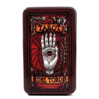 Del Toro Tarot in einer Blechdose, Tarot-Deck mit PDF-Anleitung, Buch, Wahrsagerei, Schicksalkarten Image
