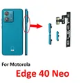 Pulsante del volume di accensione per Motorola Moto Edge 40 Neo On Off Up Down Parti del cavo flessibile con chiave laterale esterna
