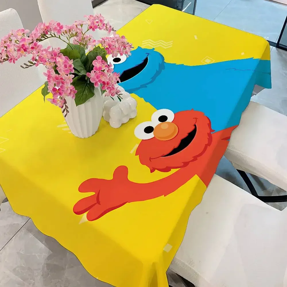 Niedliche Kekse S-Sesam S-Street Tischdecke Tischdecke Küche Hochzeit Urlaub Tischdekoration Tischdecke Outdoor-Tischdecke Image