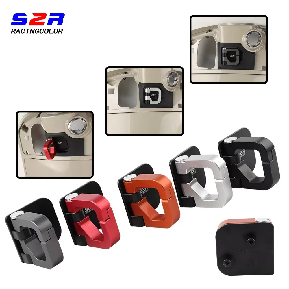 Für Vespa GTS 300 GTS300 300GTS Super GTV 300 GTV300 2023-2024 Motorrad Zubehör Helm Haken Gepäck Faltbare Halter Image