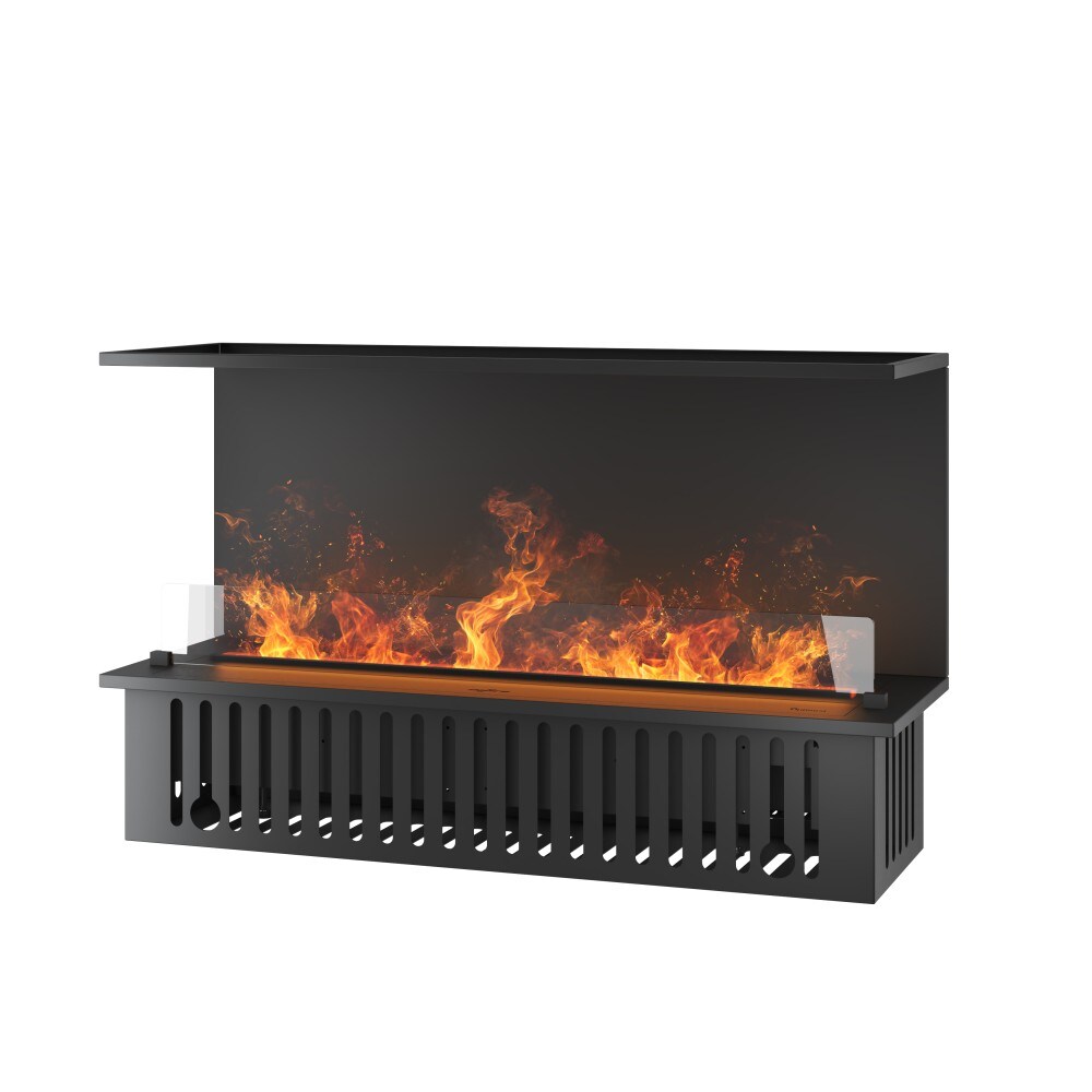 SOLOLED Inside C1200 Einbau-Wasserdampfkamin mit mehrfarbiger Flamme, 3D-Effekt und App-Steuerung, 2,4-l-Tank - 120 cm, automatische Nachfüllung Image