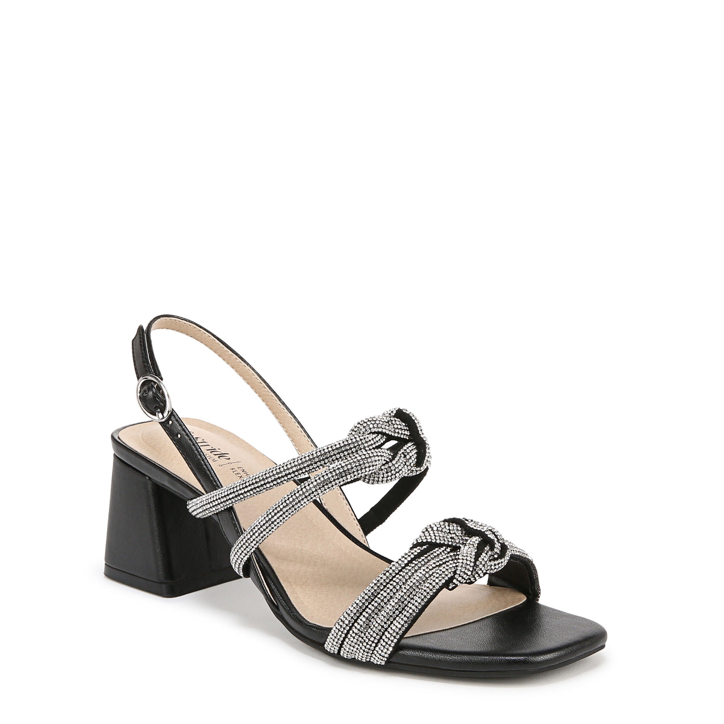 Women's Celeste Sandal by LifeStride in Black (Size 11 M)
