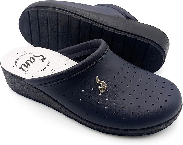 Sanì Ciabatte Sanitarie Anatomiche in pelle 1 St