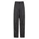 Mountain Warehouse Spray Womens Waterproof Trousers - Mesh Lined Pants, Ripstop Bottoms, Half Zip Side Legs Overtrousers Black 10