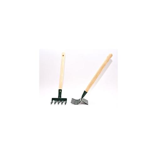 Harke Universal 37cm Metallharke mit Holzstiel