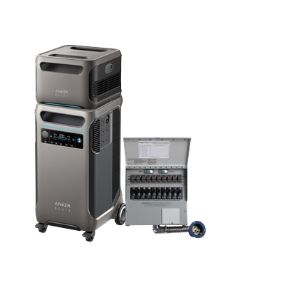 Anker SOLIX F3800 + Expansion Battery + Home Backup Kit (Transfer Switch + Cable)