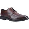 Hush Puppies Kingston Leder Herren Schokoladen Brogues Schuhe