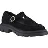 Hush Puppies Nella T-Bar Wildleder Damen Schuhe in Schwarz
