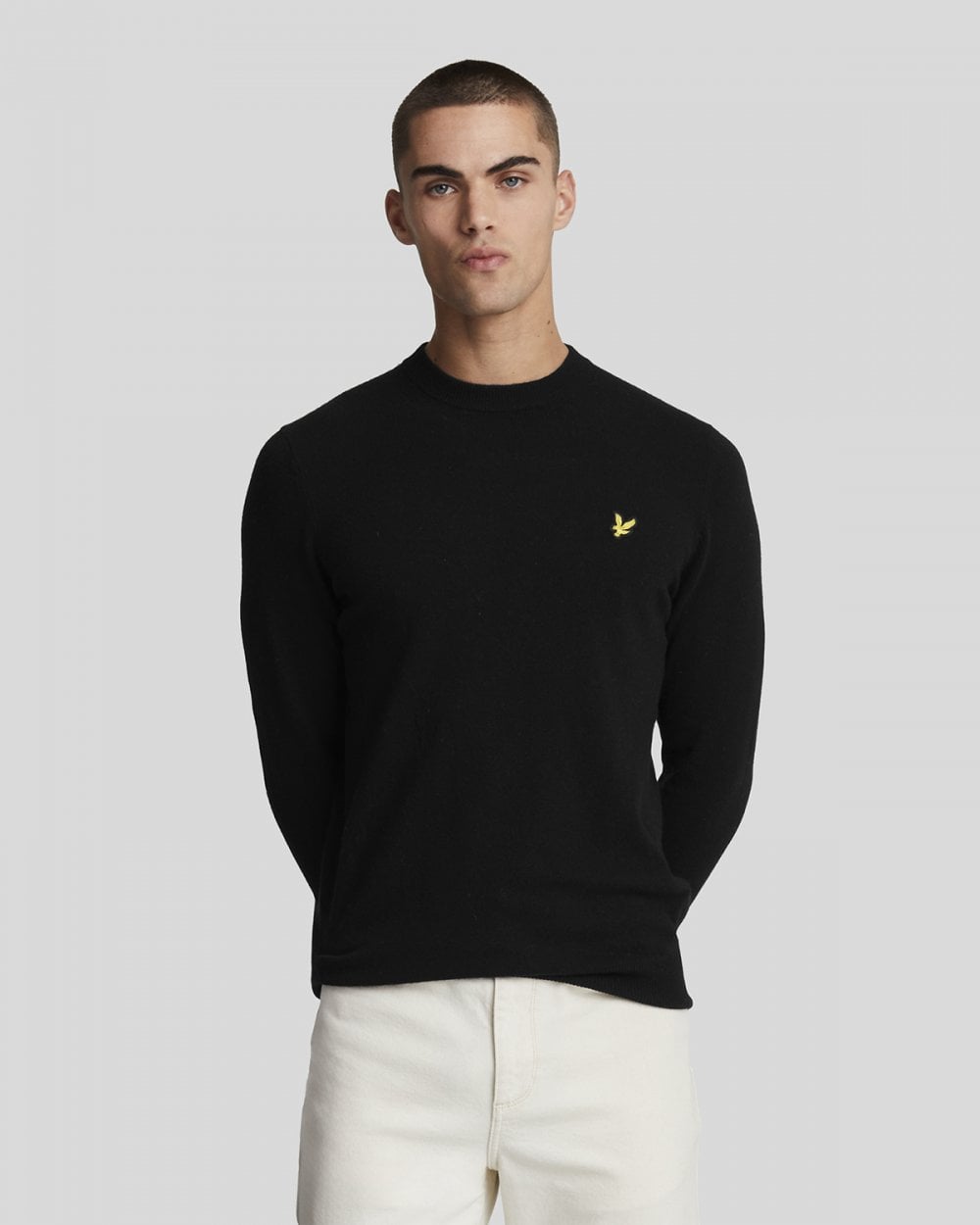 Lyle & Scott Lambswool-Mix Herren Rundhals-Pullover Image