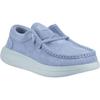 HEYDUDE Wendy COMF Wildleder Damen Mokassins Schuhe in Verwaschenem Denim/Cloud Blau