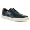 Pod Dobbs Leder Herren Marineblau Brogues Schuhe