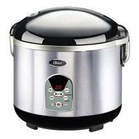 Oster 10-Cup Digital Rice Cooker - Stainless-Steel/Black