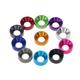Metal Washers, Aluminum Flat Washers For Countersunk Head Bolts Multicolor Multiple Sizes Pack Of 60(Dark Blue,M2 10pcs)