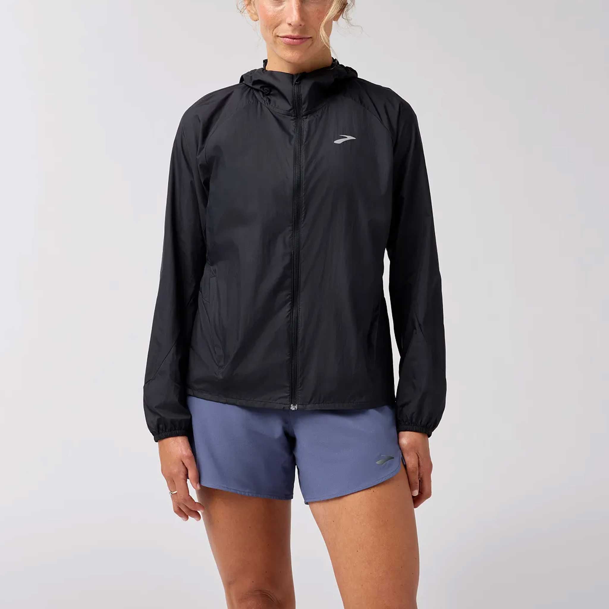 Brooks Canopy Packable Jacket Women's Running Apparel Black