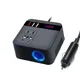 Inverter per auto 150W Peak DC12V/24V a 110V/220V prese per Display a LED Inverter di potenza con caricatore USB QC 3.0 ricarica rapida per telefono