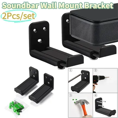 Soundbar Wandhalterung Anti-Drop Soundbar Lautsprecher Wandhalter Trockenbau Sound Bar Wandhalterung für Samsung Vizio LG für Bose Image