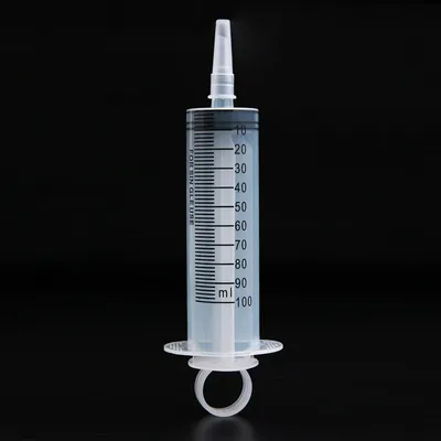 100ml Syringe Glue Filling Feeding Syringe Nutrient Sterile Health Without Needle Watering Refilling for Industrial Hydroponics