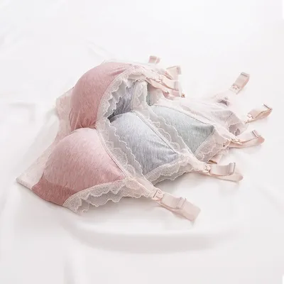 Breastfeeding bra pregnant women underwear maternity nursing bra high quality lace bra