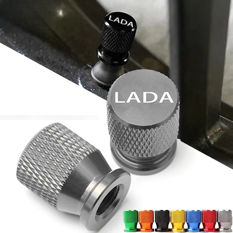 Für Lada Niva Vesta Samara Kalina Largus Priora Xray Granta Auto Zubehör Rad Reifen Ventil Wasserdichte Kappen Reifen Stem Abdeckungen Image