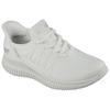 Sneaker SKECHERS "BOBS GEO LITE", Damen, Gr. 37, weiß, Textil, sportlich, Schuhe, Praxischuh, Freizeitschuh, Komfortschuh mit Slip-ins