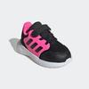 Klettschuh ADIDAS SPORTSWEAR "TENSAUR RUN 3.0 KIDS", Gr. 27, core schwarz, core schwarz, lucid pink, Textil, Synthetik, sportlich, Schuhe, für Kinder